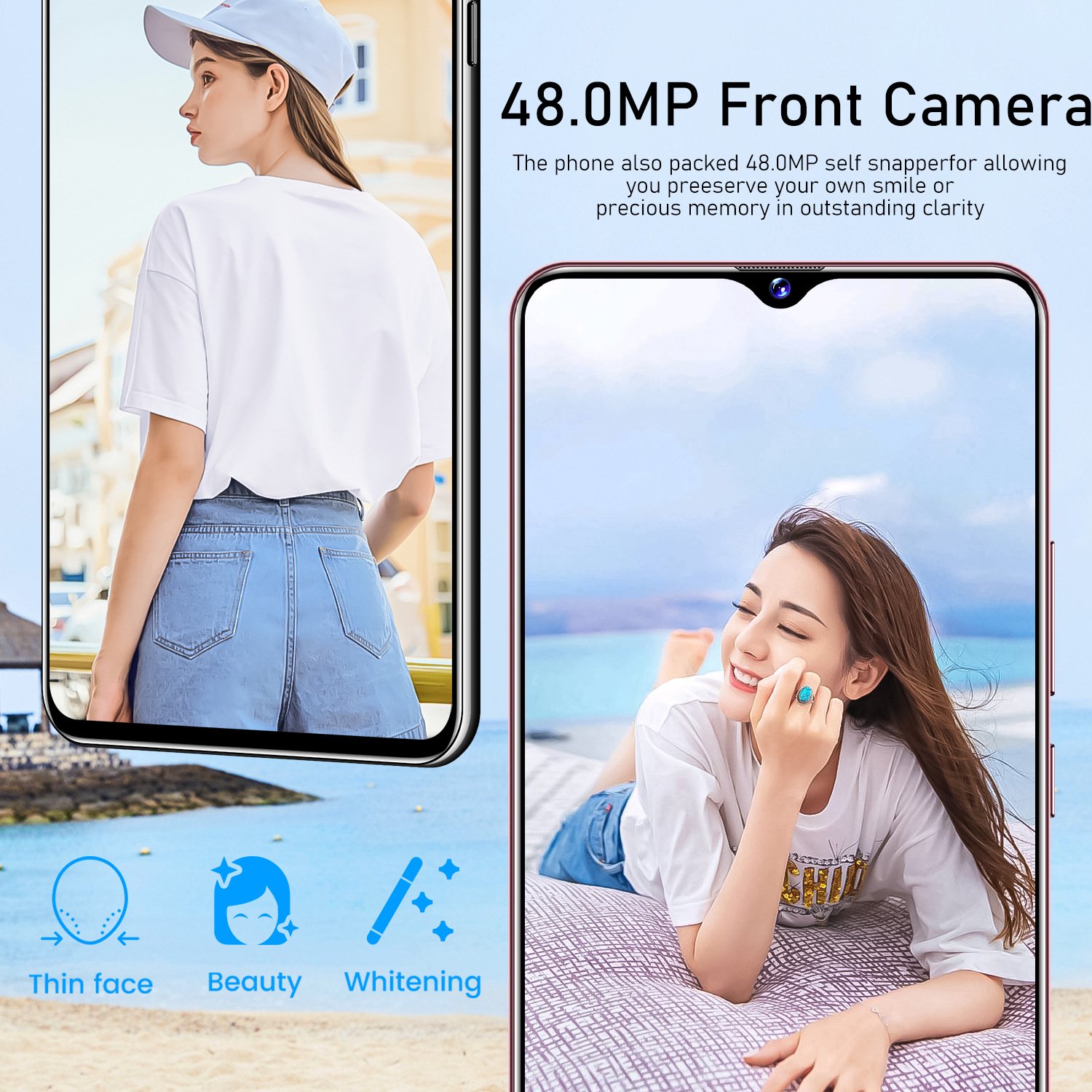 Brand New Full Screen S22 Ultra 7.3 Inch 2G 3G Wcdma Gsm Cellphones Android Dual Sim Smart Phone Mobile Phones